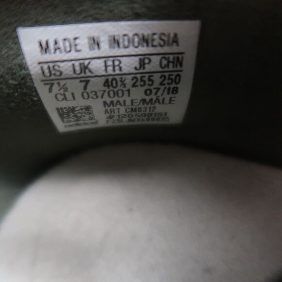 Adidas Shoes Mens 7.5 Athletic Sneakers PureBoost RBL Base Green Running Active - Picture 11 of 13